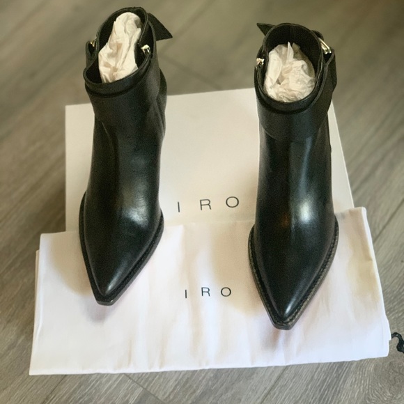 IRO Shoes - “IRO”  Leather Booties w/ Bag & Box size 36